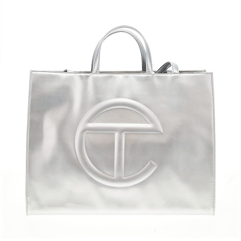 Silver Telfar large shopping tote - sold out online